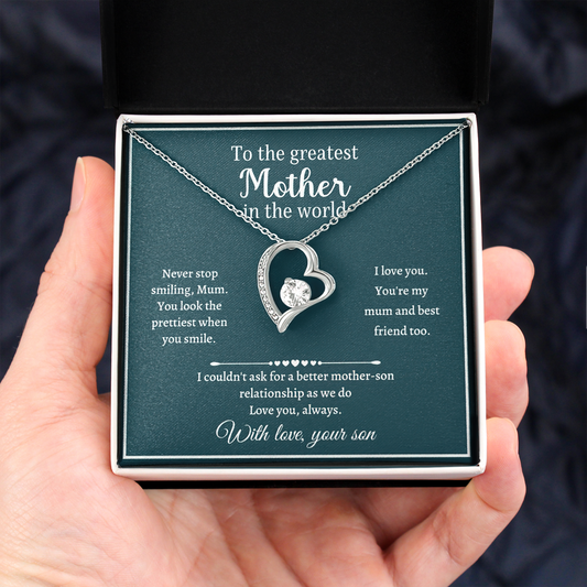 Mother's Day Gift - I couldn't ask for a better mother-son relationship as we do - JWshinee