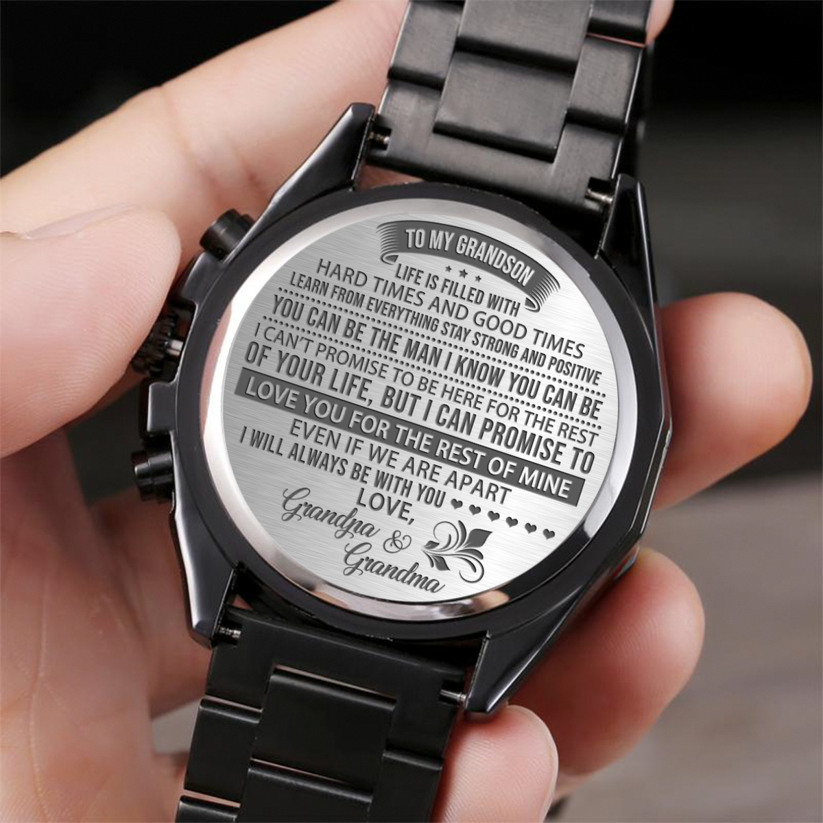 Black Watch for Grandson- Life is filled with hard times and good times - JWshinee