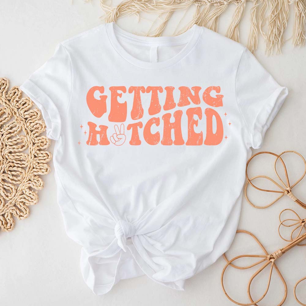 bride shirt, bachelorette party, bachelorette favors, bridal party shirt, bride party shirts, bachelorette shirts, wedding shirt, bridesmaid shirts, cowgirl shirts, wedding gift, Bridal Party Shirts Gettin Hitched Rowdy Preppy Pastel Bachelorette Getting Hippie Party, 60s 70s Shower Shirt Floral Bach, Bachelorette Wedding Hen Aesthetic Bride Bridesmaids Bride Shirt Funny Shirts Gettin' Matching