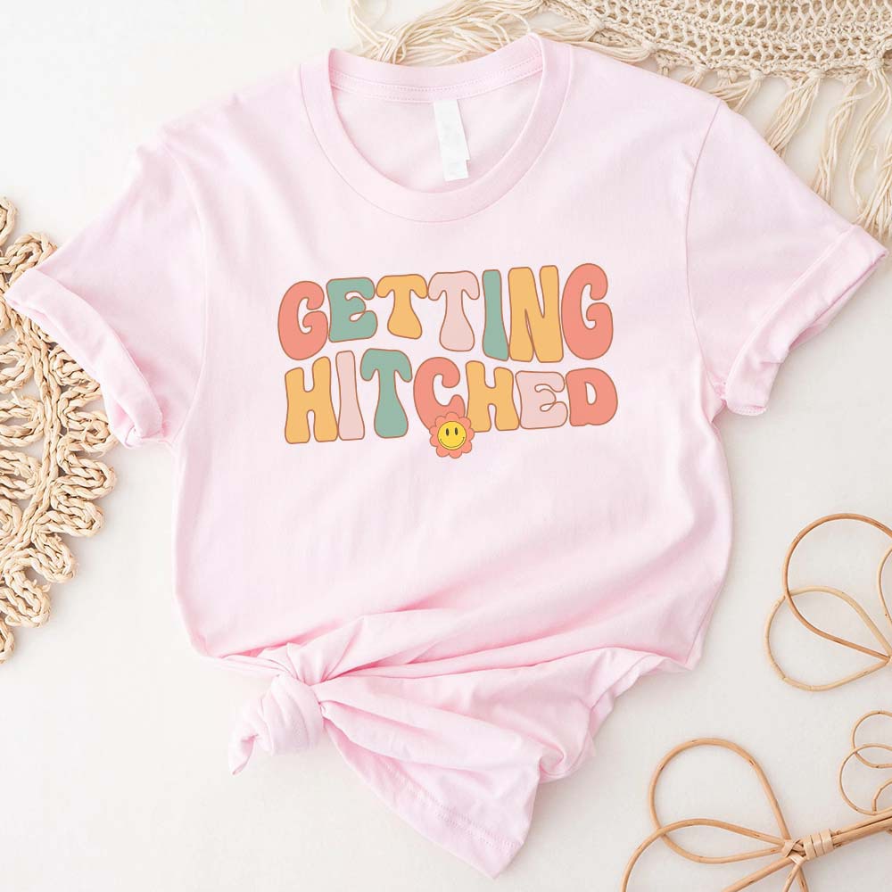 Getting Rowdy Getting Hitched Shirt, Grooby Style, Wedding Shirt, Matching Bachelorette Party Shirts, Bridal Party Shirt