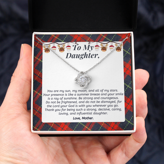 Christmas Gift to Daughter - Thank you for being such a strong, decisive, caring, loving, and influential daughter. - JWshinee