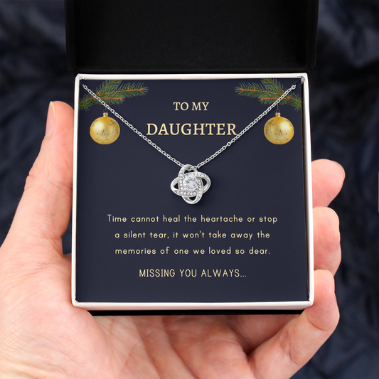 Christmas Gift to Daughter - Time cannot heal the heartache - JWshinee