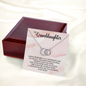 To My Granddaughter Birthday Gift, Granddaughter Pair Perfect Necklace, Gift For Granddaughter From Grandma, Birthday Jewelry