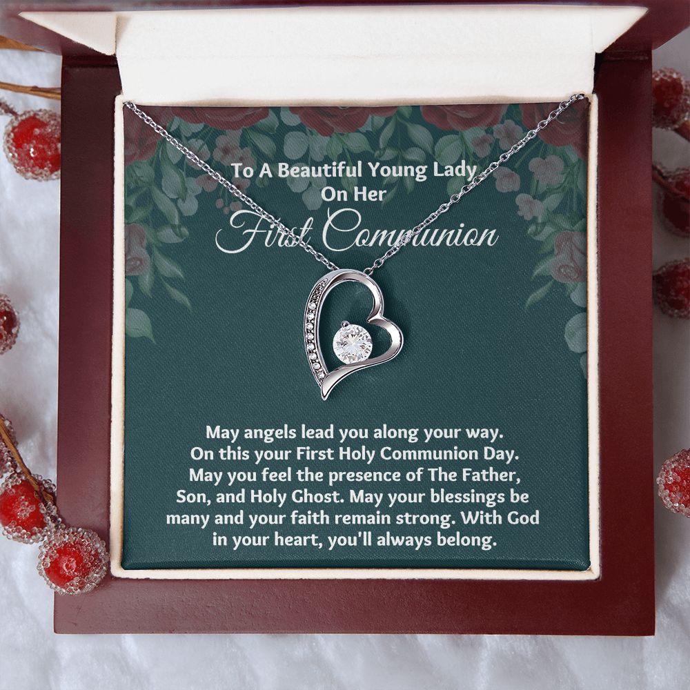 A Memorable Gift for Your Daughter's First Communion - Necklace with Meaningful Symbolism"
