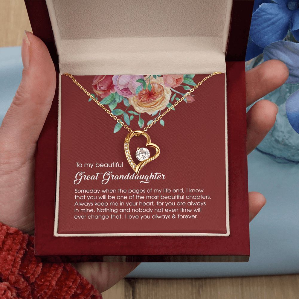 Granddaughter Necklace,  Great Granddaughter Christmas Necklace, Great Granddaughter Jewelry B09KB7TBL7 B3-I4MJ-4N8W