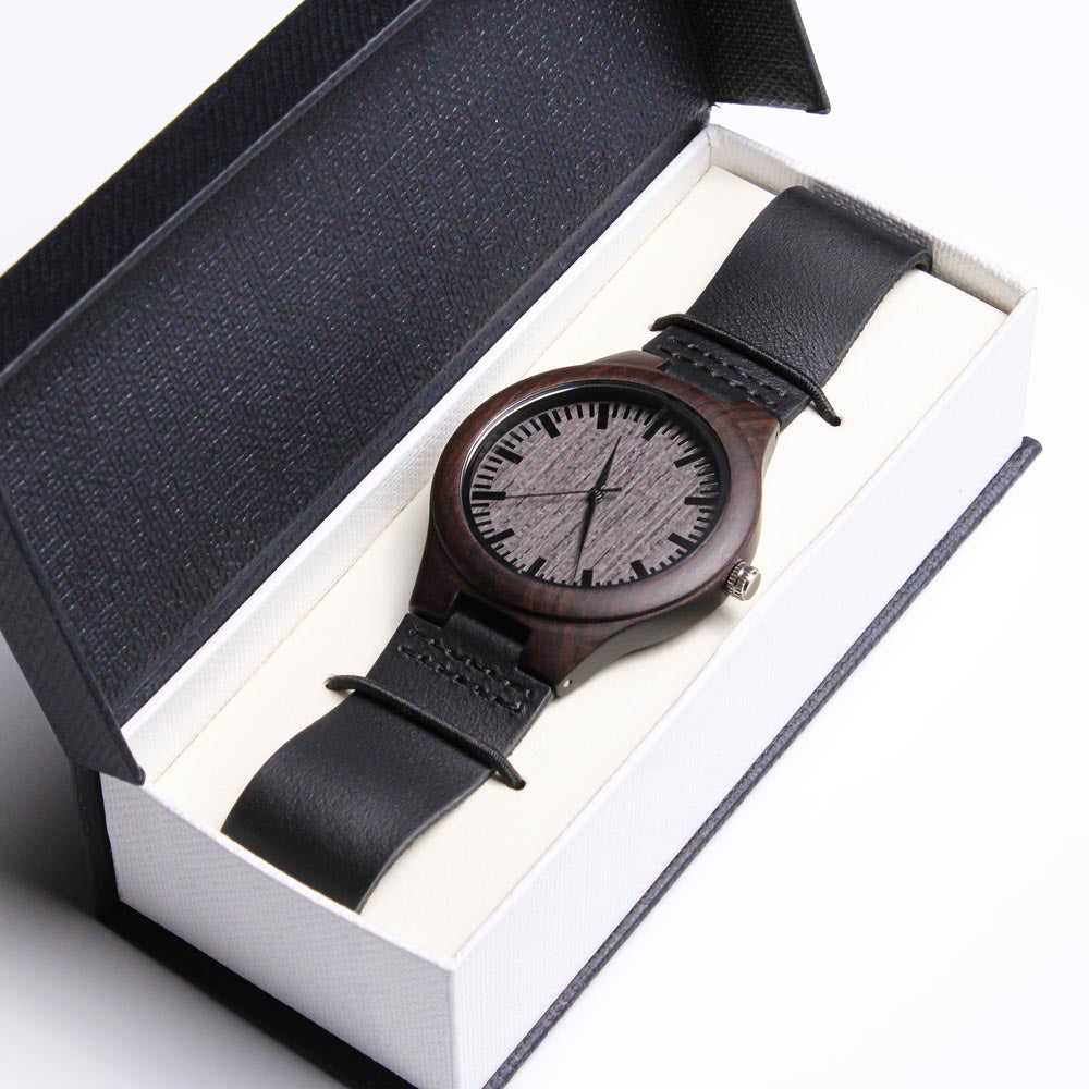 Wood Watch for Dad- You will always be my dad, my hero - JWshinee
