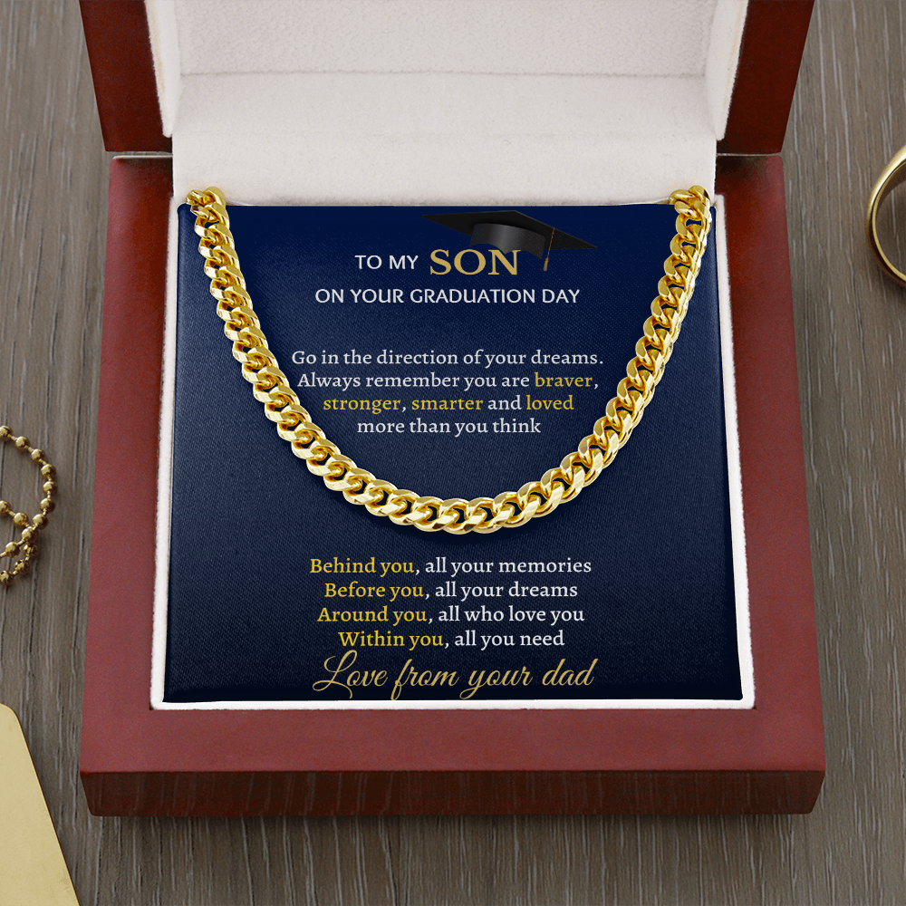 Gift for son on graduation- Go in the direction of your dreams. - JWshinee