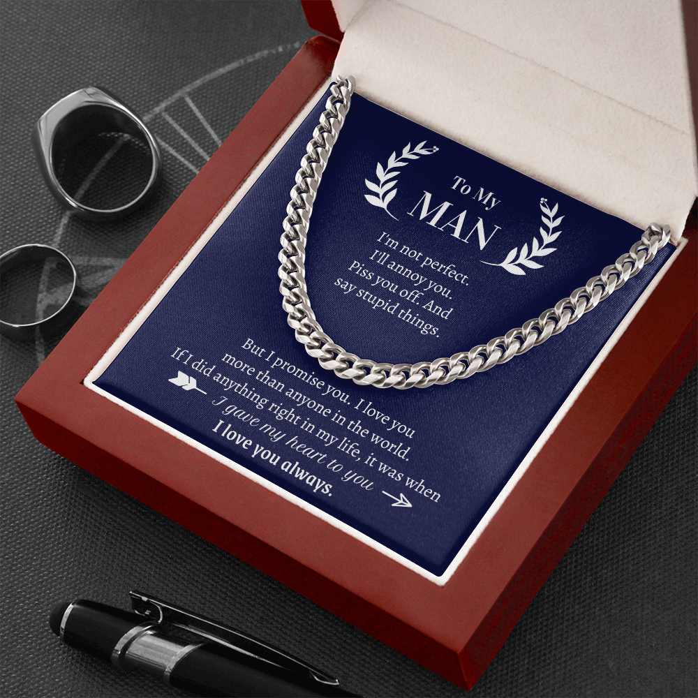 Valentine's Gift for Boyfriend/Husband - I promise I love you more than anyone in the world - JWshinee