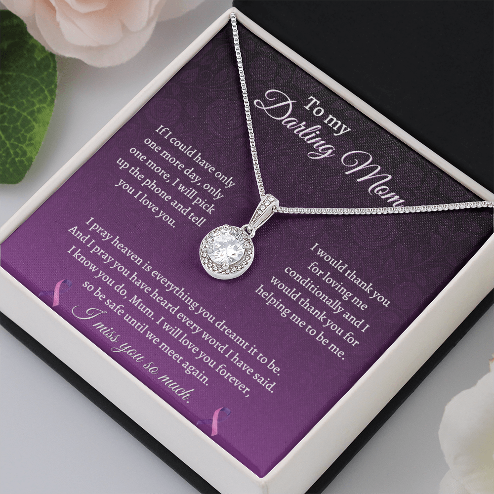 Gift for daughter loss of mother- I will love you forever, so be safe until we meet again - JWshinee