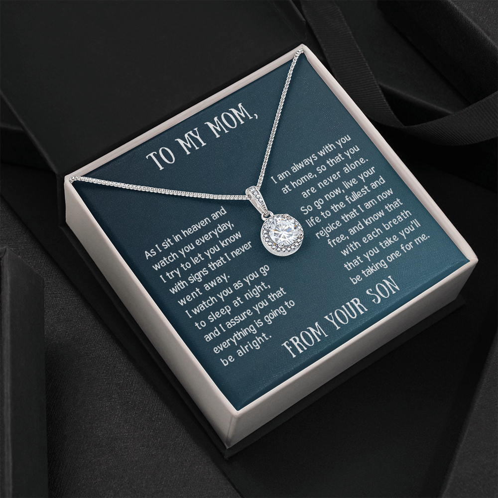 Gift for Mom from Son- As I sit in heaven and watch you everyday - JWshinee