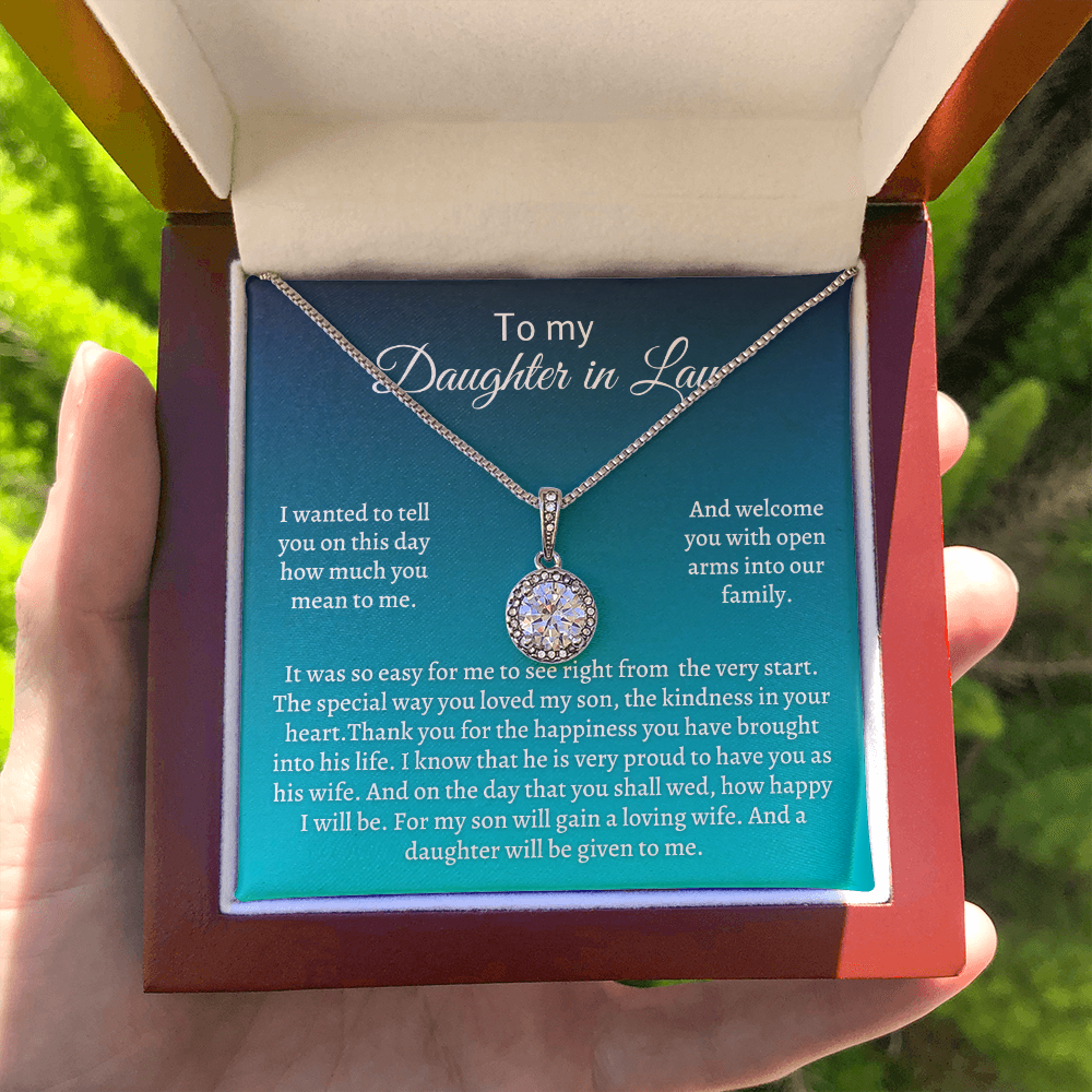 Gift for Daughter-in-law - For my son will gain a loving wife. And a daughter will be given to me - JWshinee