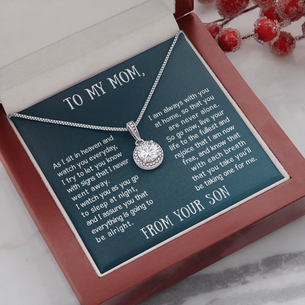 Gift for Mom from Son- As I sit in heaven and watch you everyday - JWshinee