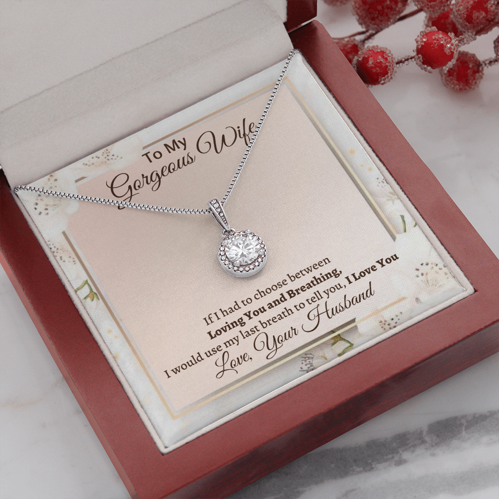 Gift for Wife - I would use my last breath to tell you. I Love You - JWshinee