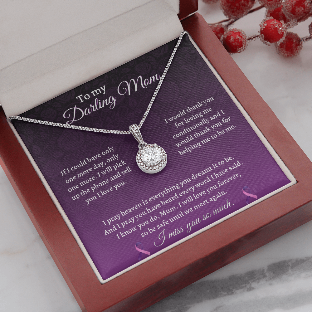 Gift for daughter loss of mother- I will love you forever, so be safe until we meet again - JWshinee