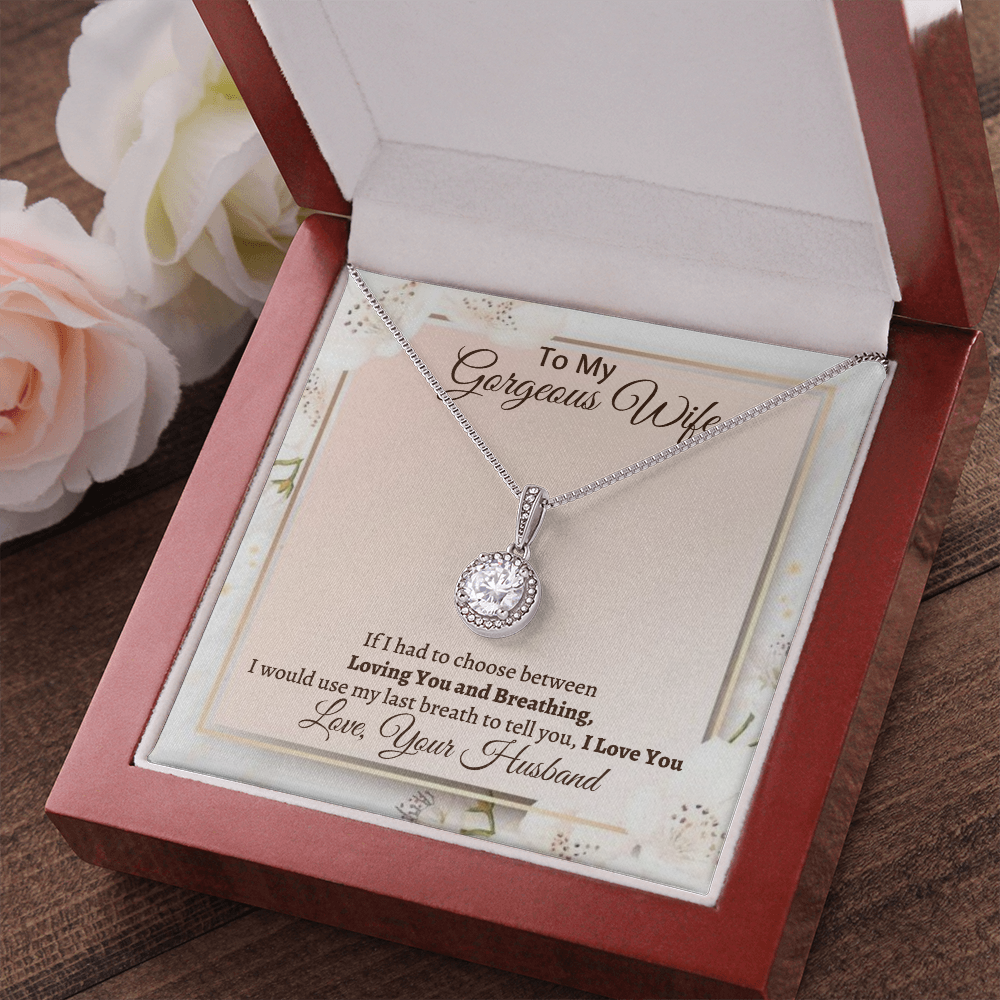 Gift for Wife - I would use my last breath to tell you. I Love You - JWshinee