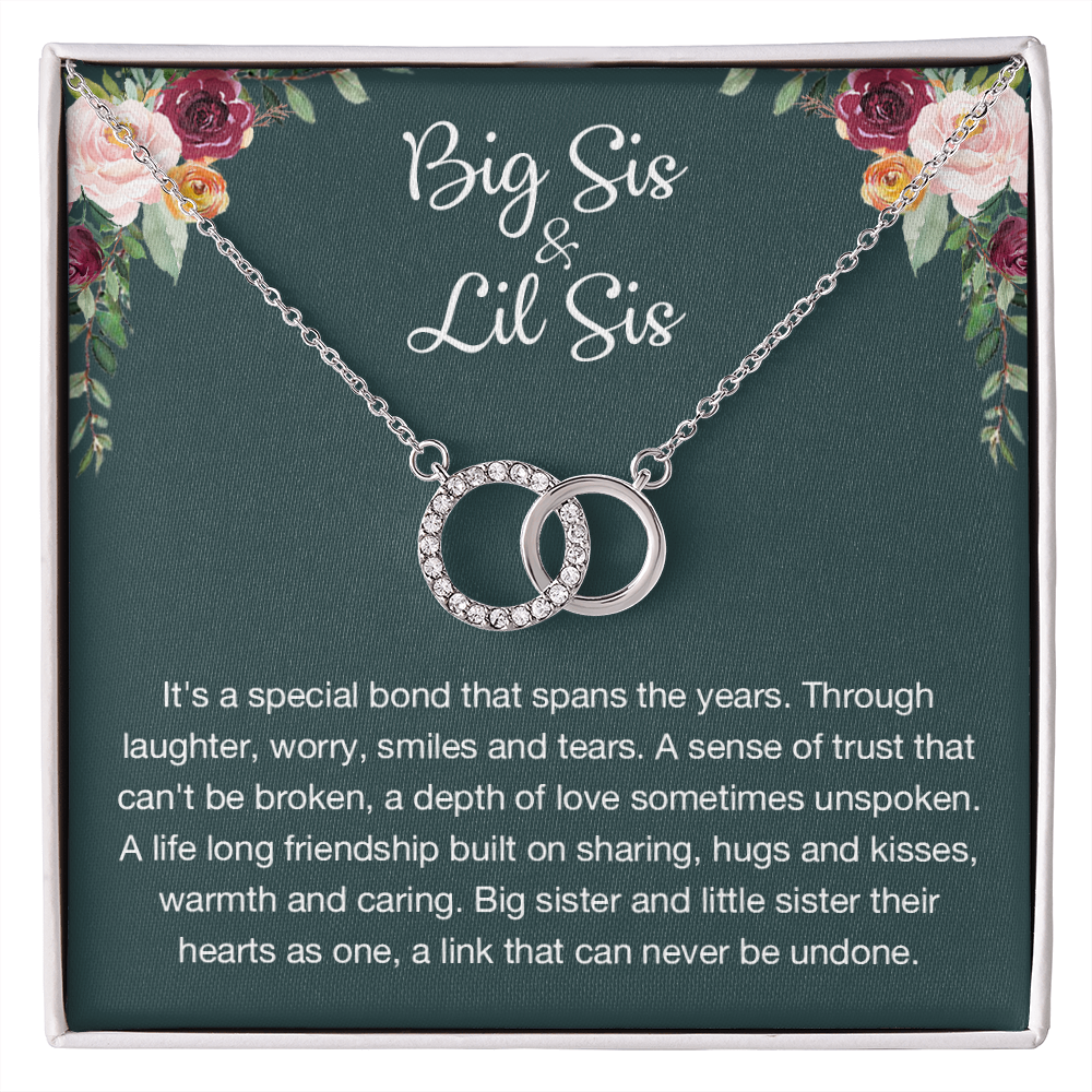 Big Sister & Little Sister Necklace, Pair Perfect Necklace, Gift For Sister - JWshinee