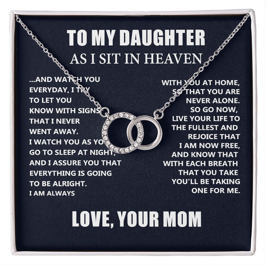 Mom Memorial Gift For Daughter- Loss of Mom Gift for Daughter - Christmas Mother's Day Necklace Gifts For Daughter