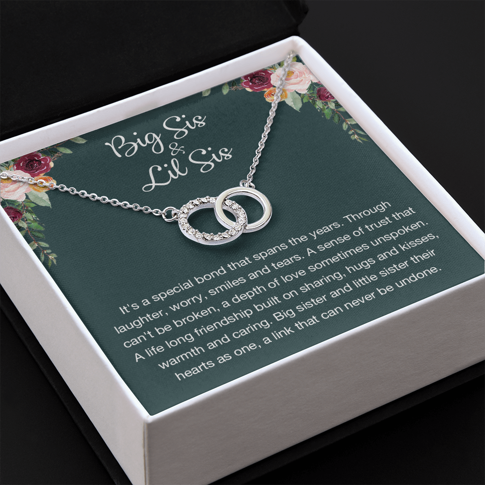 Big Sister & Little Sister Necklace, Pair Perfect Necklace, Gift For Sister - JWshinee