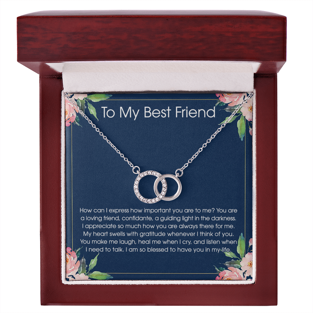 To My Best Friend Gift, Love Knot Necklace for Best Friends, Birthday Gift For Friend