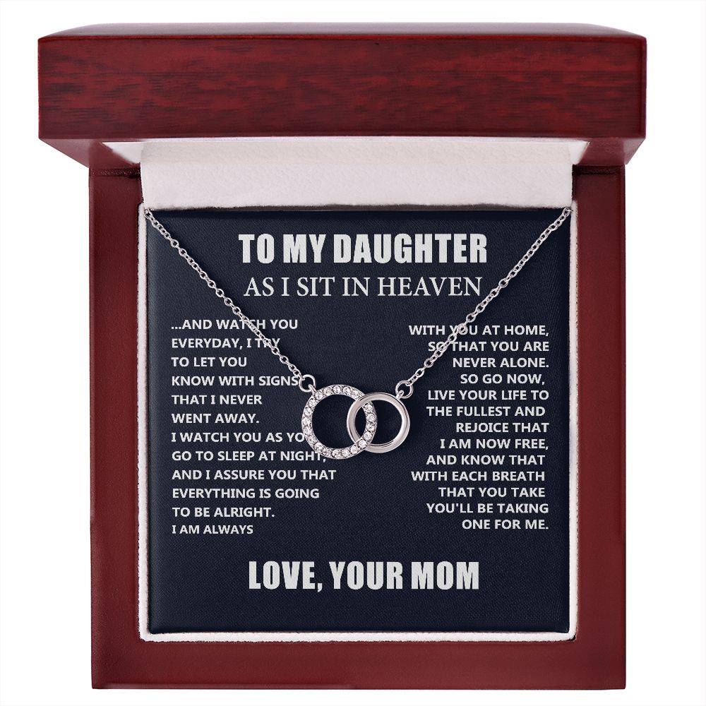 Mom Memorial Gift For Daughter- Loss of Mom Gift for Daughter - Christmas Mother's Day Necklace Gifts For Daughter