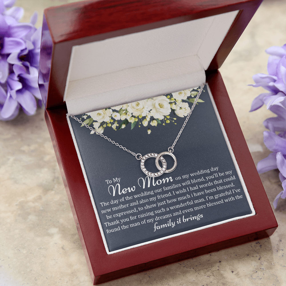 Sentimental Mother In Law Wedding Gift From Bride, Mother of the Groom Necklace, Future Mother in Law Wedding Gift