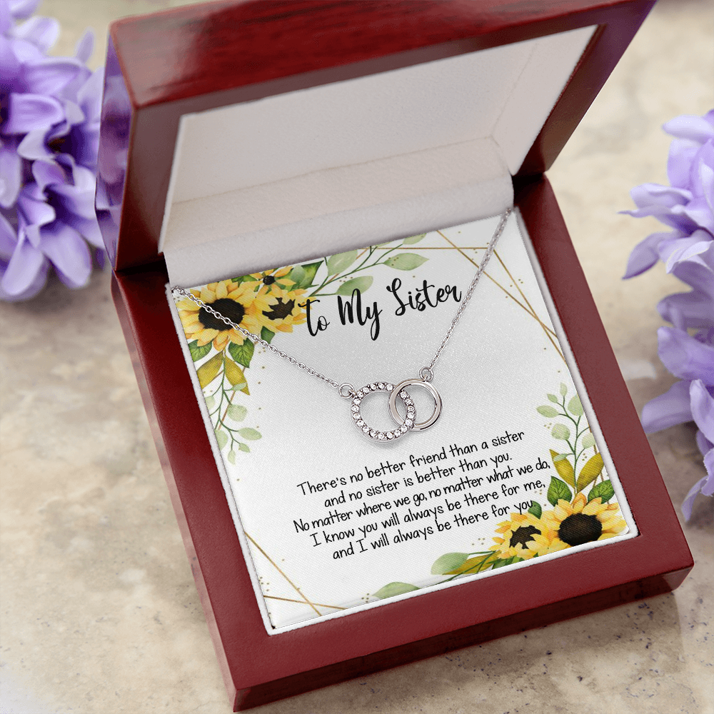 There's No Better Friend Than A Sister, Sister Pair Necklace, Birthday Gift For Sister, Matching Sister Necklaces