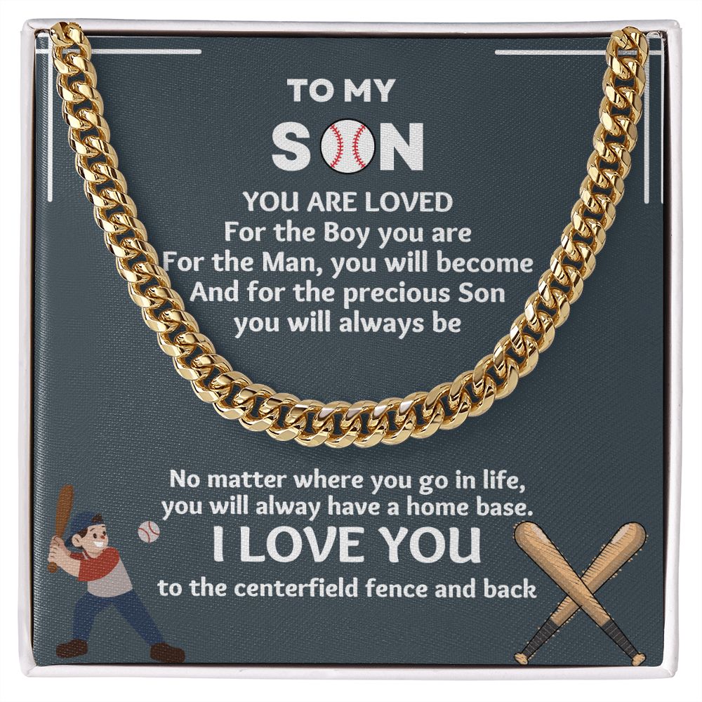 Looking for a standout gift for the baseball-loving boy in your life? Our baseball gifts for boys necklace is a winner.