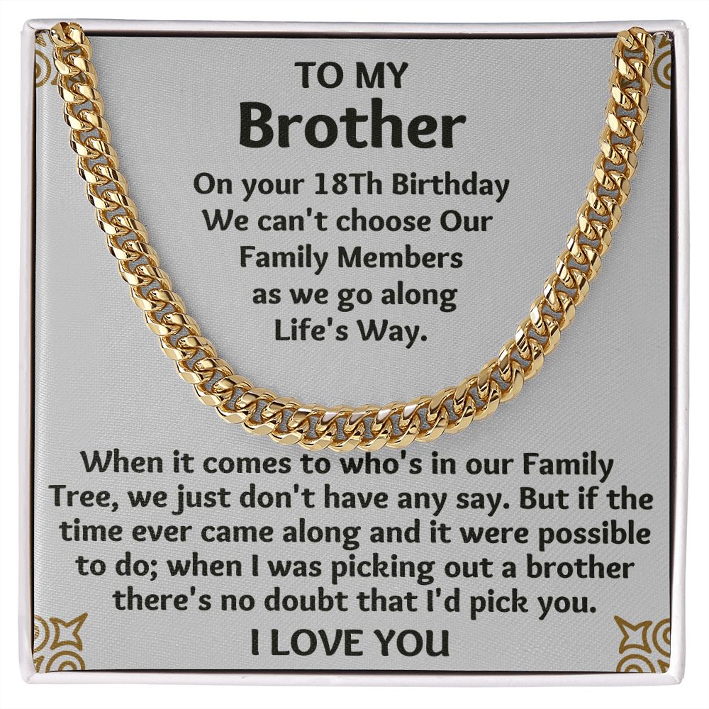 "Brother Gifts Necklace: Unique and Sentimental Gifts for Any Occasion"