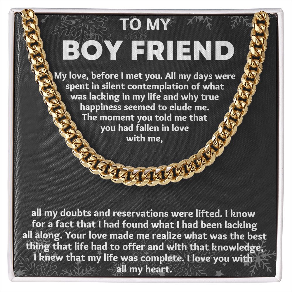 Surprise Your Boyfriend with a Thoughtful Necklace Gift on Your Anniversary"