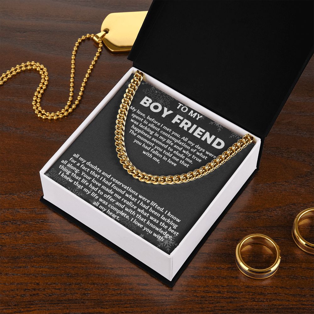 Surprise Your Boyfriend with a Thoughtful Necklace Gift on Your Anniversary"