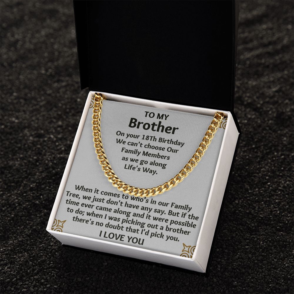 "Brother Gifts Necklace: Unique and Sentimental Gifts for Any Occasion"