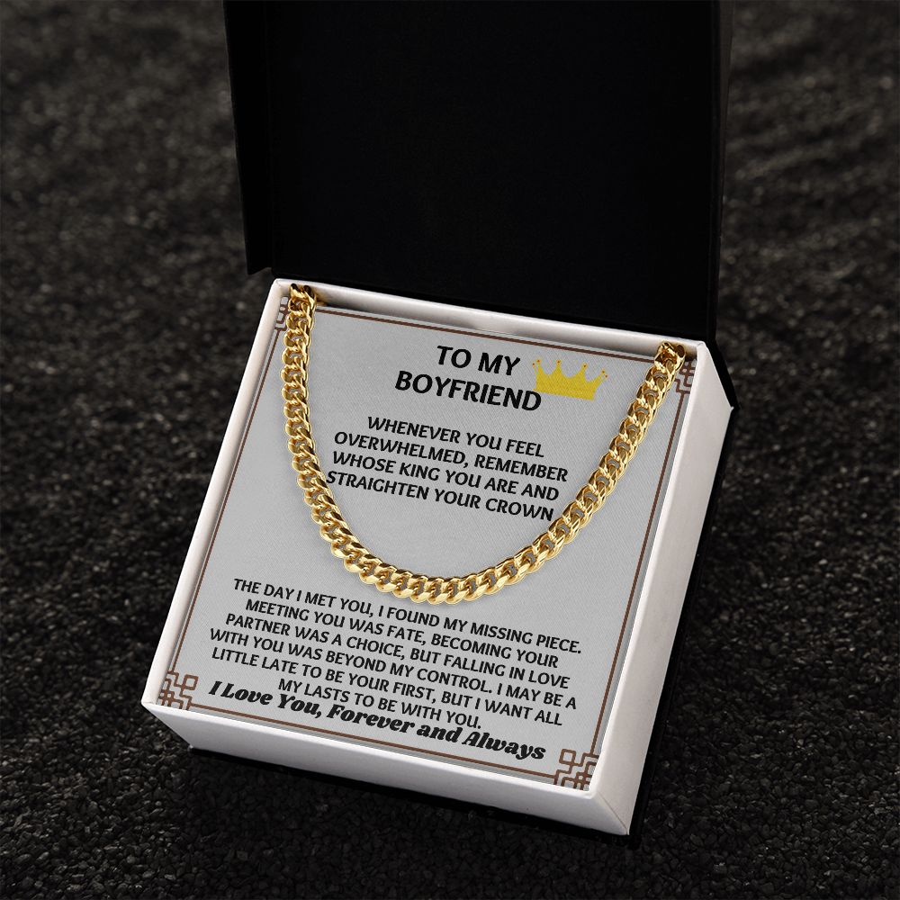 "Stylish and Trendy Necklace Gift for Him Boyfriend on His Birthday"