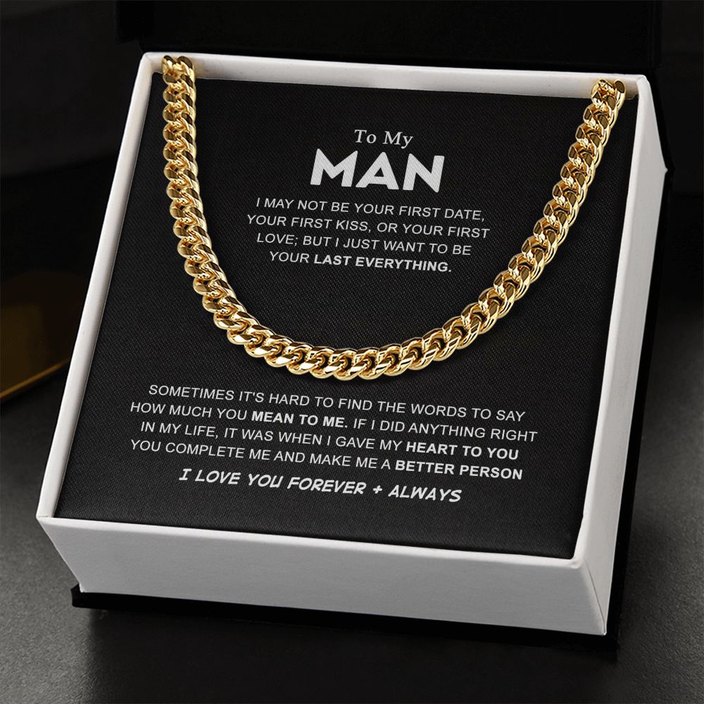 To My Man Last Everything, Valentines Day Gifts for Him ttstore-1012-02x4 B0BPPW5X4G