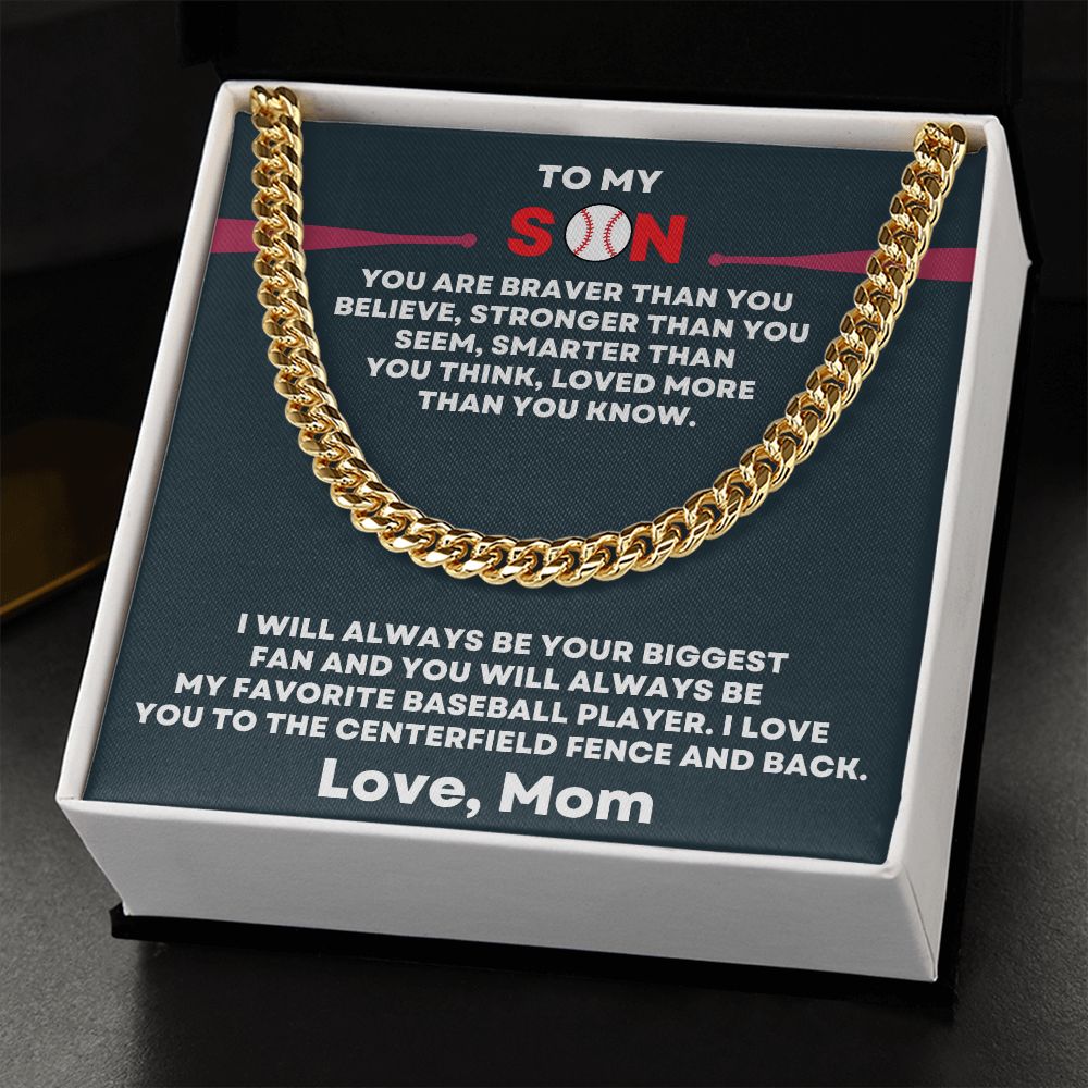 Discover the Ultimate Baseball Gift for Boys Necklace - Perfect for Any Occasion!"
