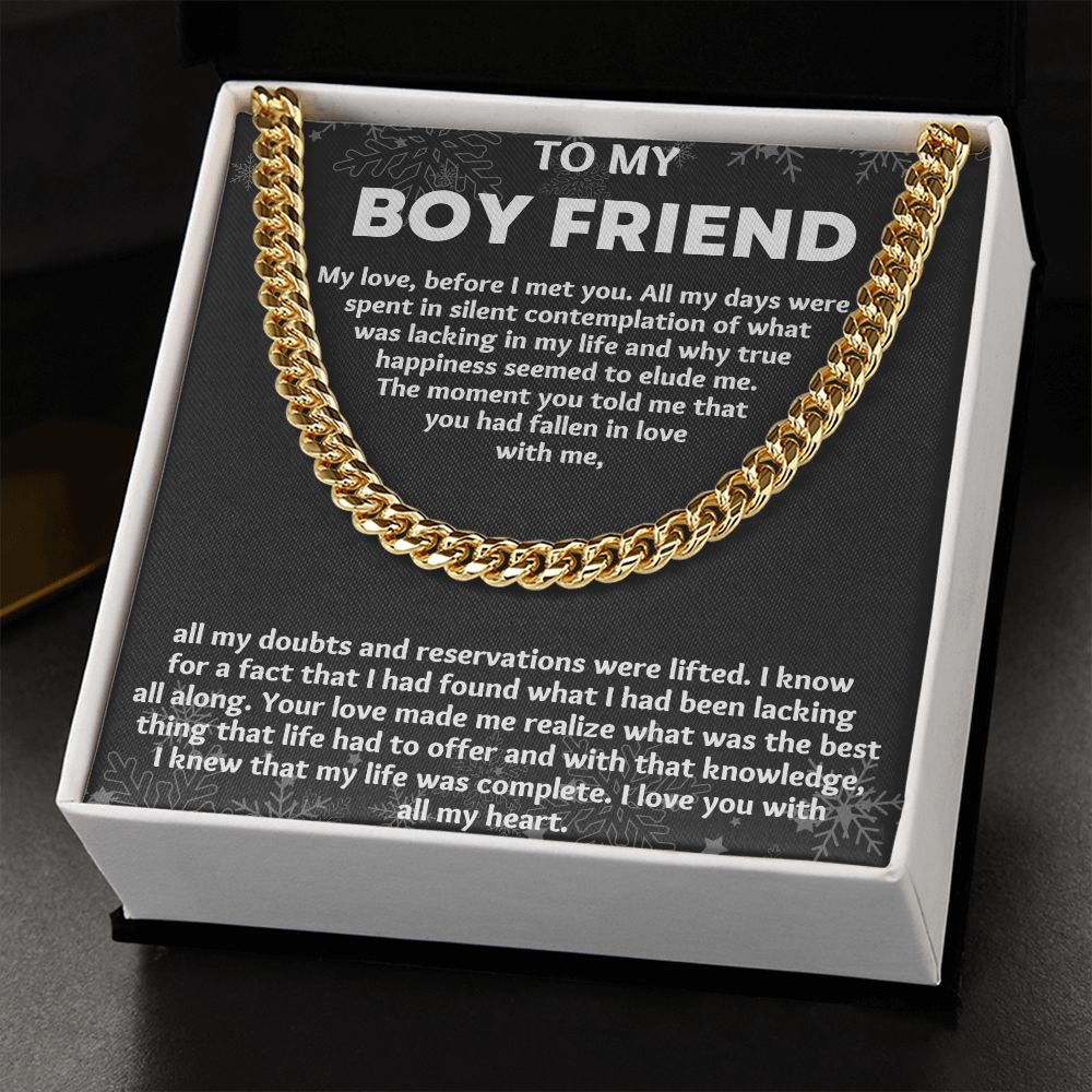 Surprise Your Boyfriend with a Thoughtful Necklace Gift on Your Anniversary"