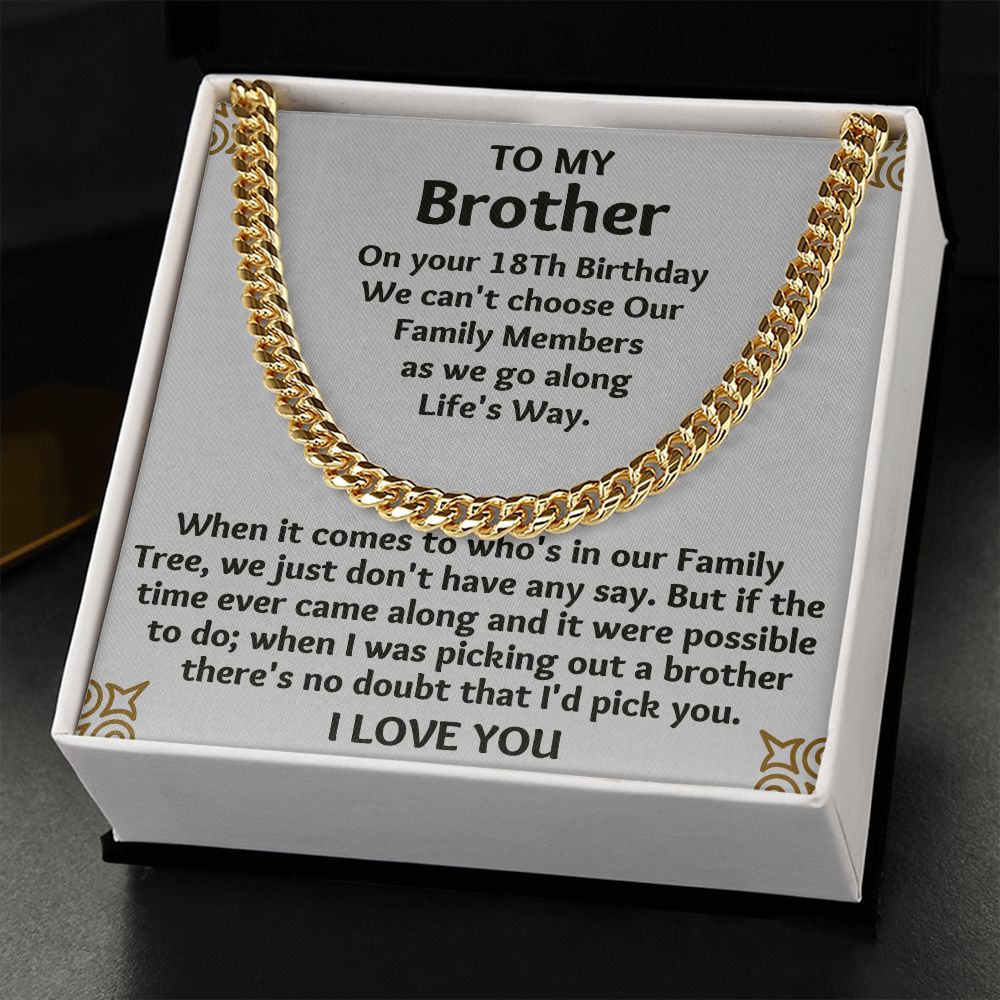 "Brother Gifts Necklace: Unique and Sentimental Gifts for Any Occasion"