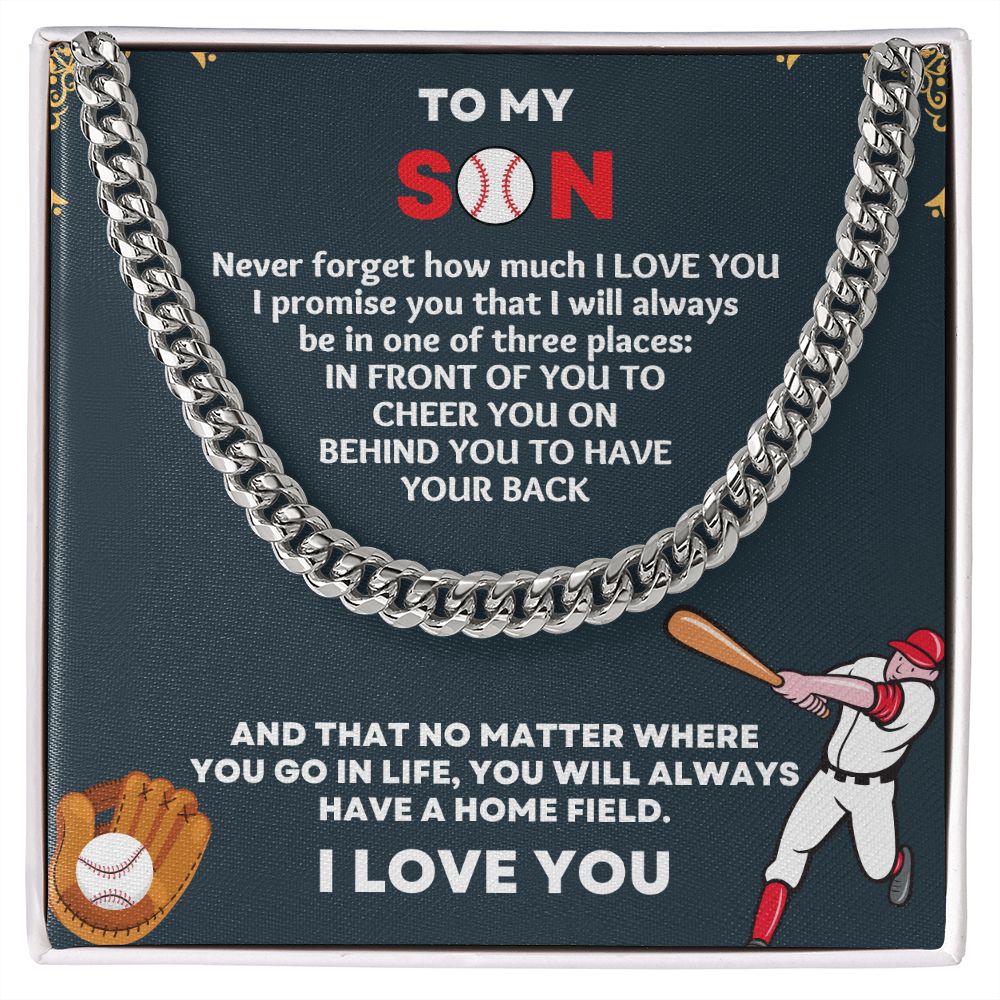 Score a home run with our baseball gifts for boys necklace - meaningful for Christmas and birthdays