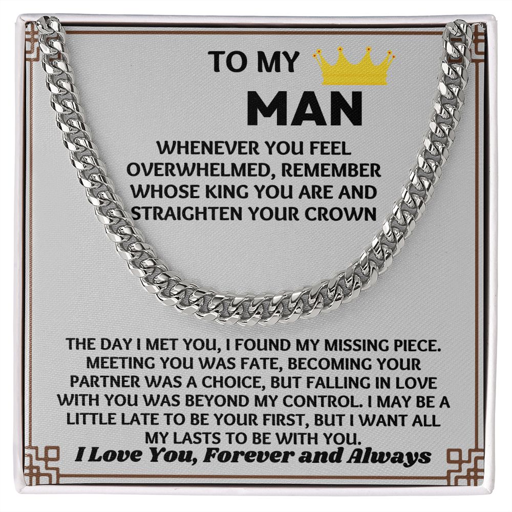 "Stylish and Trendy Necklace Gift for Him Boyfriend on His Birthday"