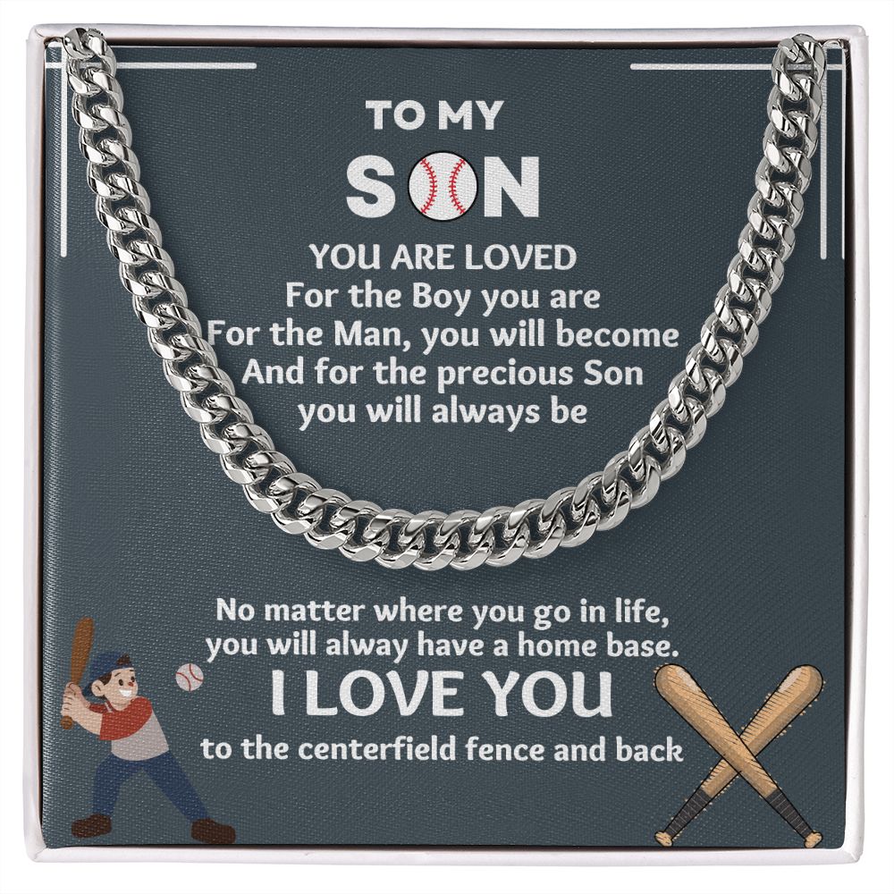 Looking for a standout gift for the baseball-loving boy in your life? Our baseball gifts for boys necklace is a winner.