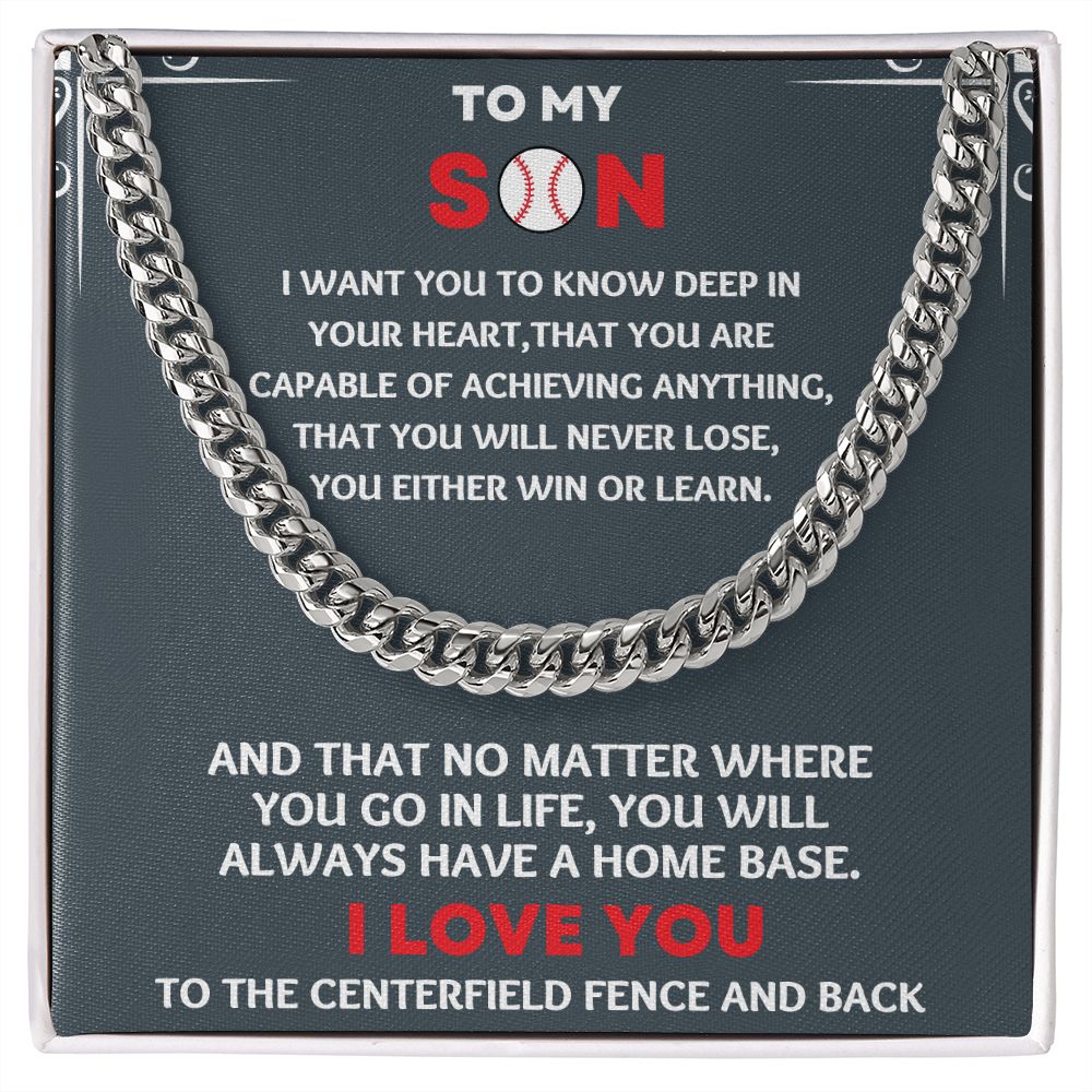 Score a home run with our baseball gifts for boys necklace - perfect for Christmas and birthdays"