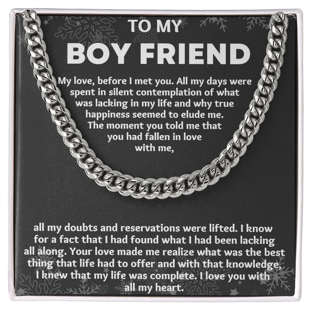Surprise Your Boyfriend with a Thoughtful Necklace Gift on Your Anniversary"