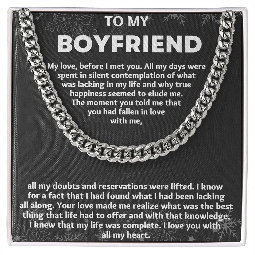 Surprise Your Boyfriend with a Thoughtful Necklace Gift on Your Anniversary"