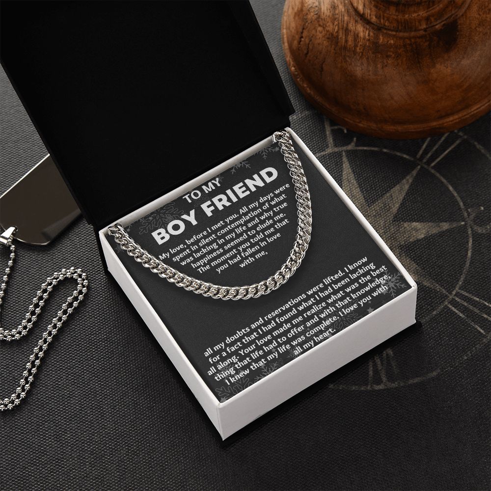 Surprise Your Boyfriend with a Thoughtful Necklace Gift on Your Anniversary"