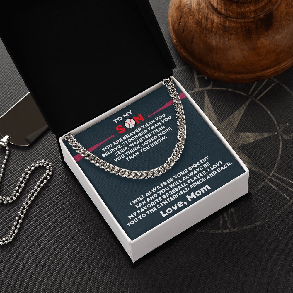 Discover the Ultimate Baseball Gift for Boys Necklace - Perfect for Any Occasion!"