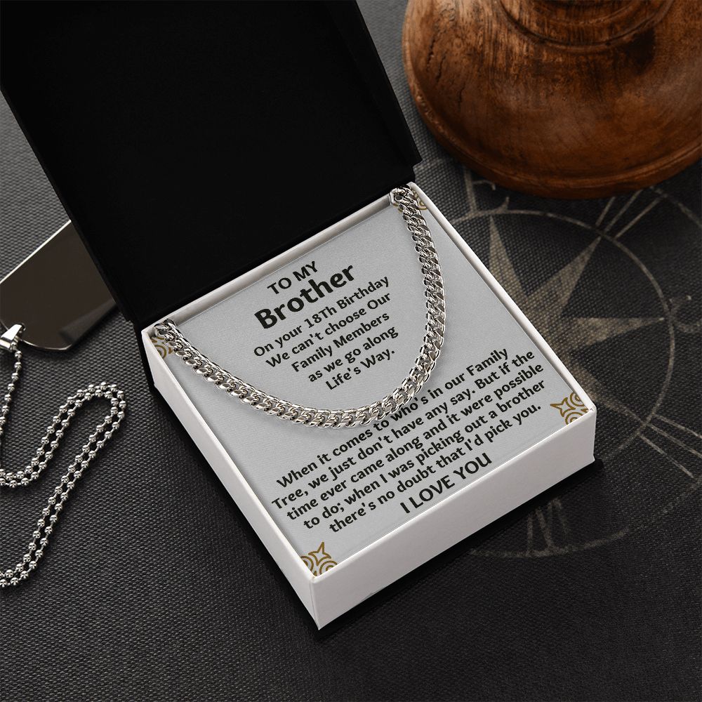 "Brother Gifts Necklace: Unique and Sentimental Gifts for Any Occasion"