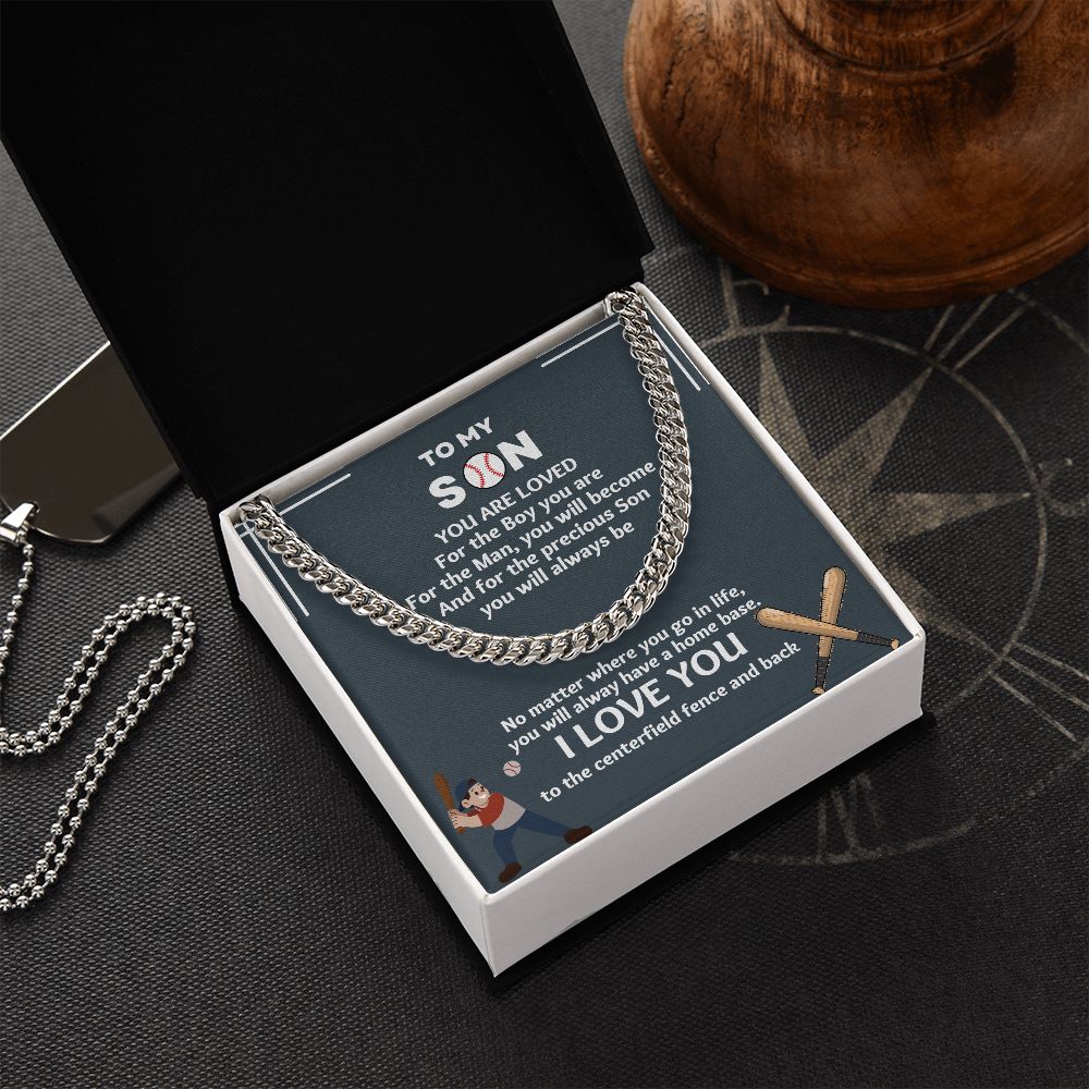 Looking for a standout gift for the baseball-loving boy in your life? Our baseball gifts for boys necklace is a winner.