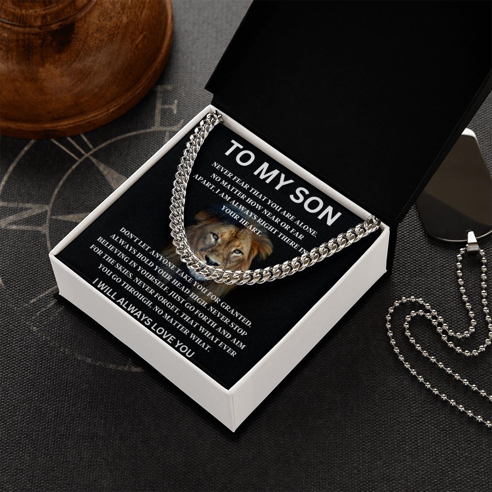 A Sentimental Gift for Your Amazing Son - To My Son Necklace from Mom/Dad