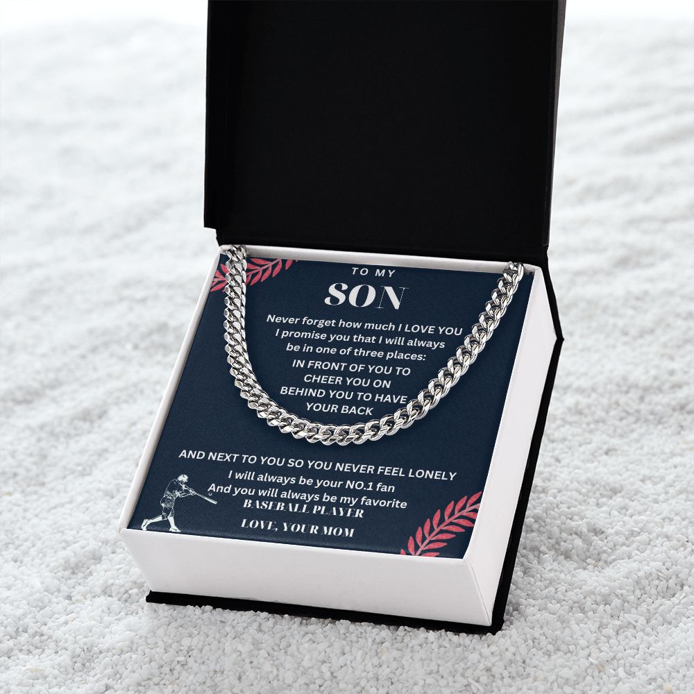 A Sentimental Gift for Your Amazing Son - To My Son Necklace from Mom/Dad