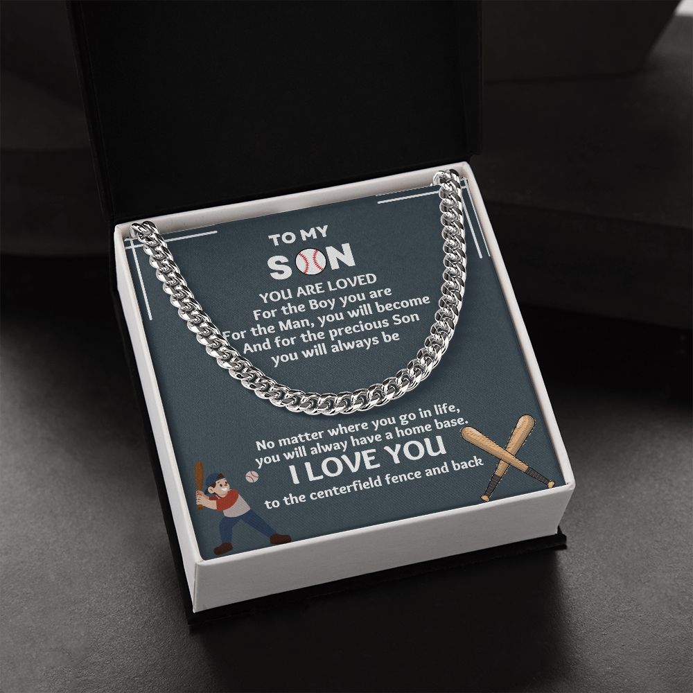 Looking for a standout gift for the baseball-loving boy in your life? Our baseball gifts for boys necklace is a winner.