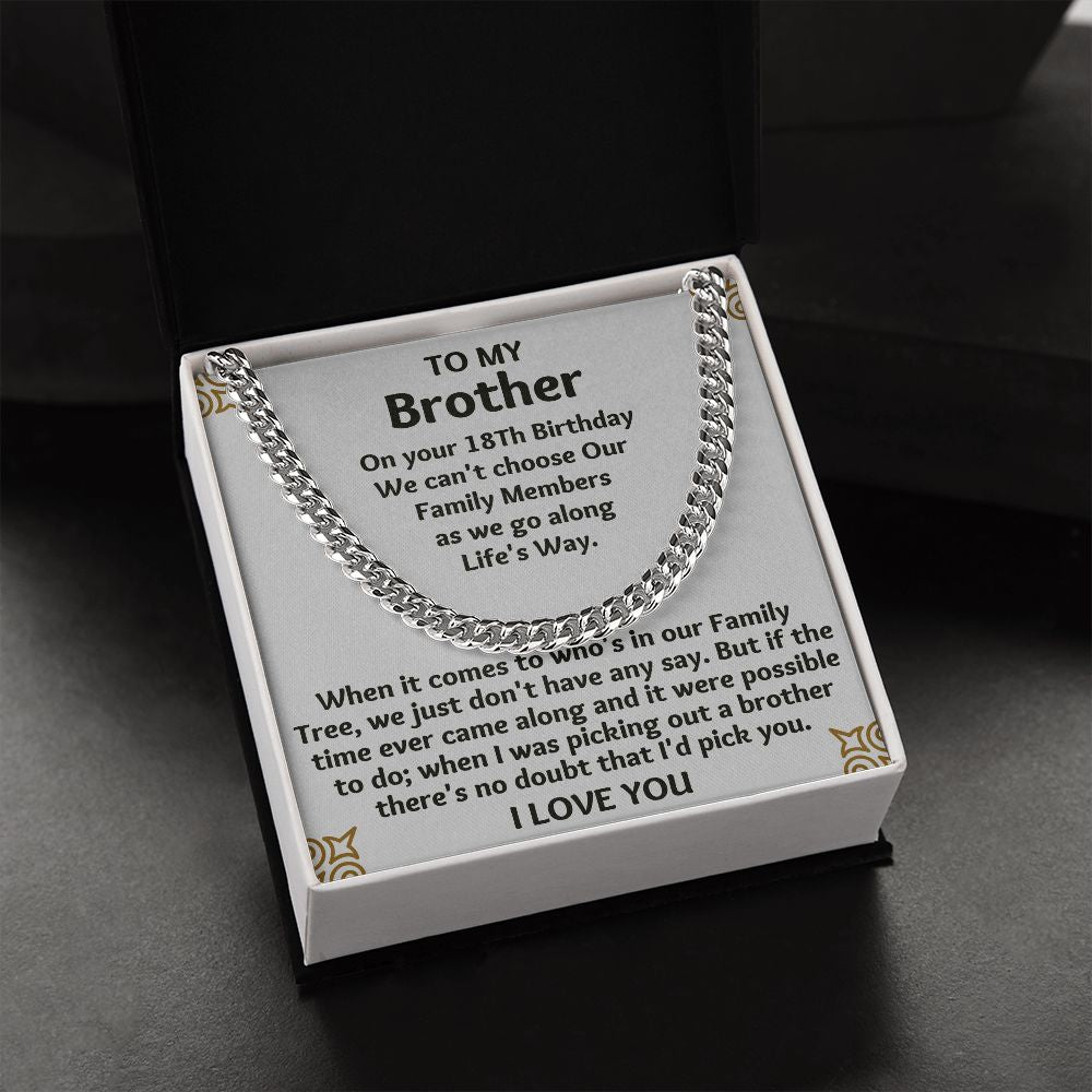 "Brother Gifts Necklace: Unique and Sentimental Gifts for Any Occasion"
